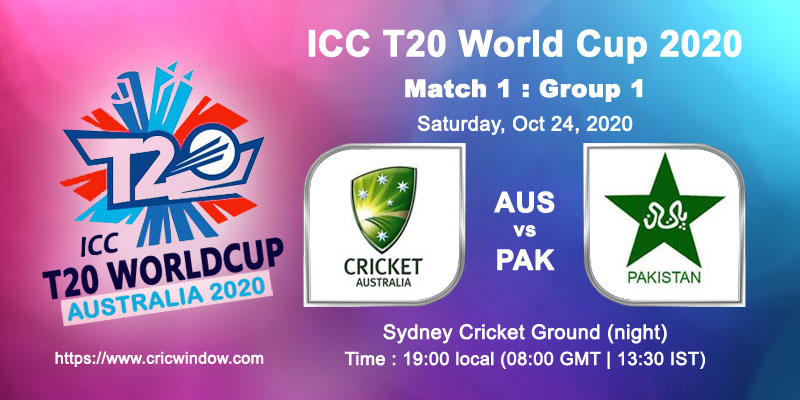 Worldt20 Aus vs Pak report match1