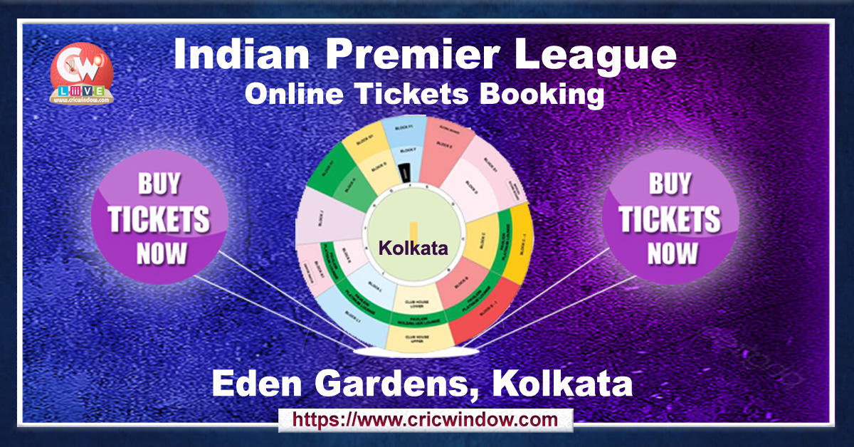 ipl Eden Gardens, Kolkata tickets
