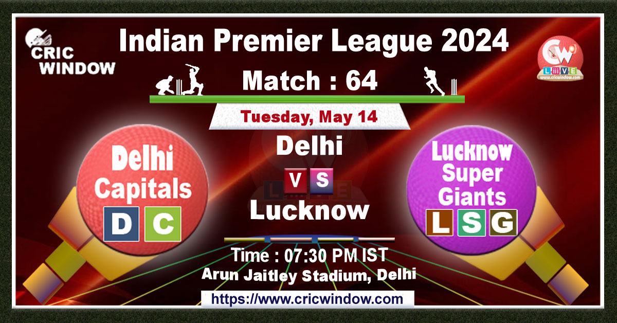 IPL DC vs LSG live match action