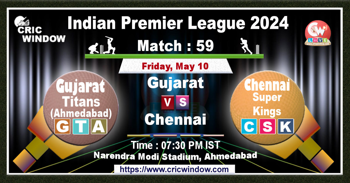 IPL GT vs CSK live match action