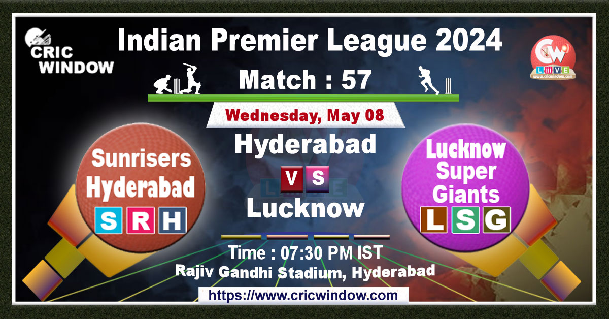 IPL SRH vs LSG live match action