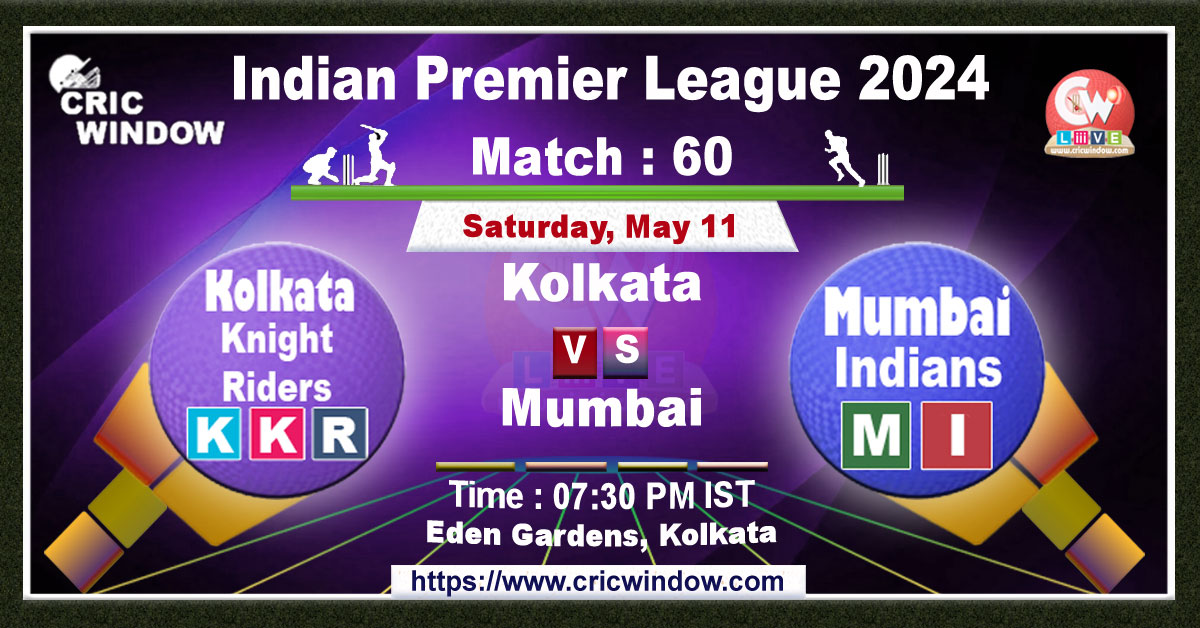 IPL KKR vs MI live match action