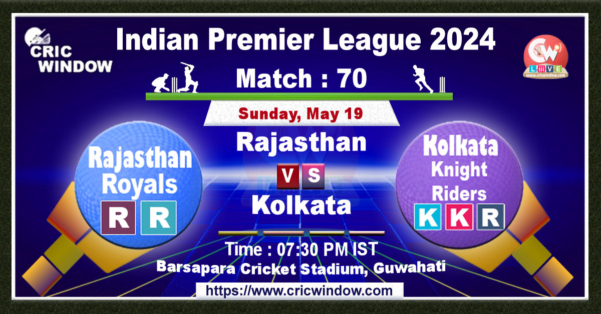 IPL RR vs KKR live match action