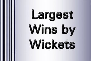 IPL Largest Margins wins by wickets