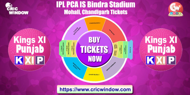 IPL PCA IS Bindra Stadium, Mohali Tickets Booking 2018