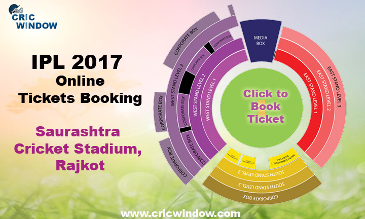 IPL Saurashtra Cricket Association Stadium Tickets Booking 2017