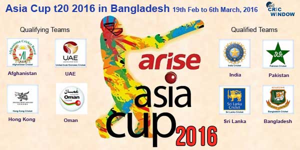 Asia Cup t20 2016 