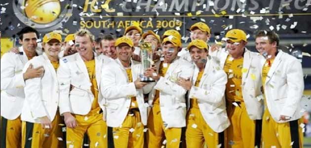 Australia Winner of ICC champions Trophy 2009