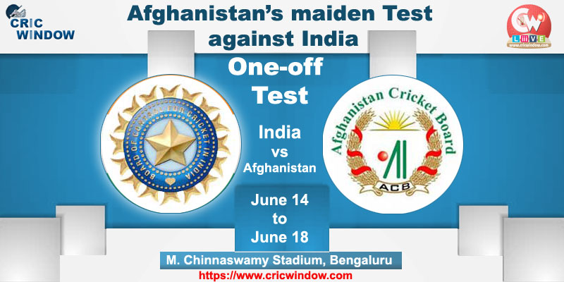 India vs Afghanistan one-off test 2018