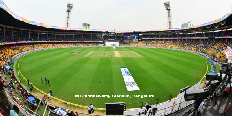 M Chinnaswamy Bangalore Fixtures 2016