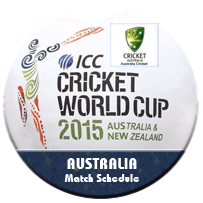 Australia Schedule ICC Worldcup 2015