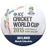 ICC World Cup Ireland Schedule 2015