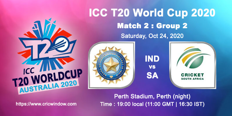 Worldt20 Ind vs SA report match2