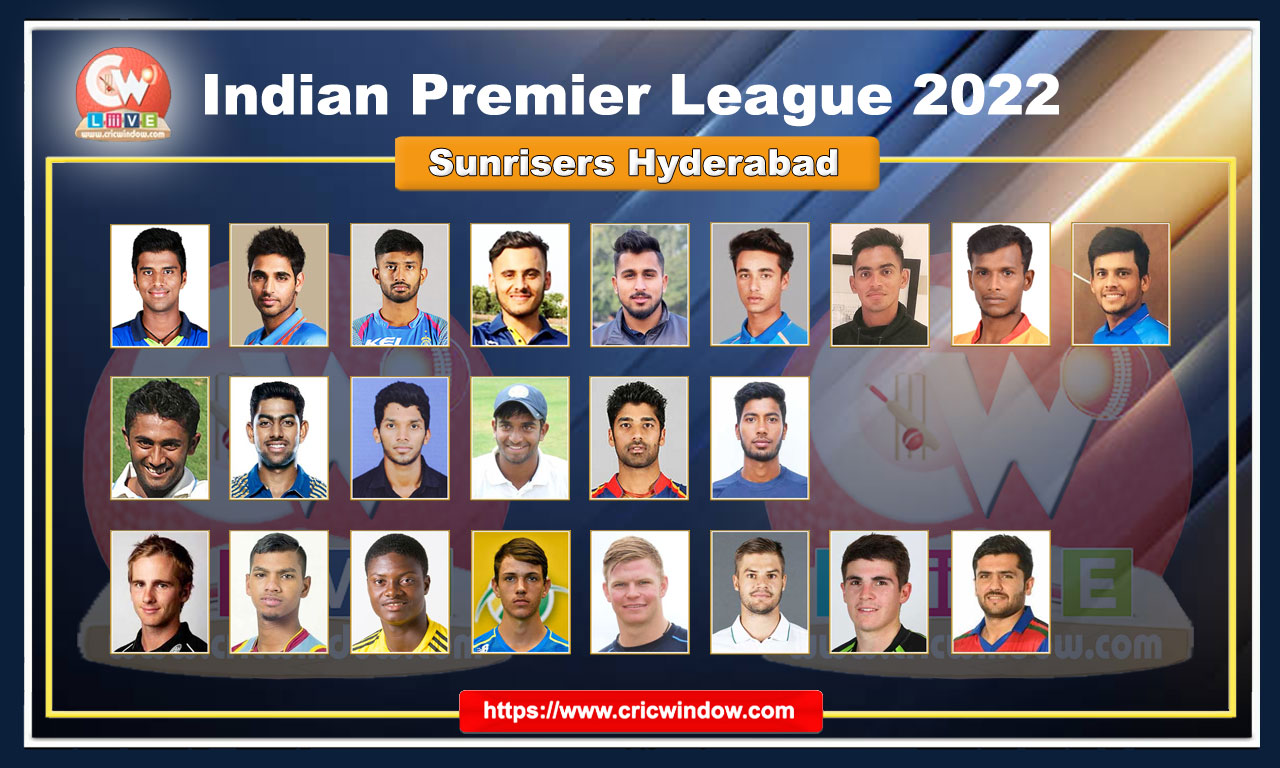 Sunrisers Hyderabad Squad 2022