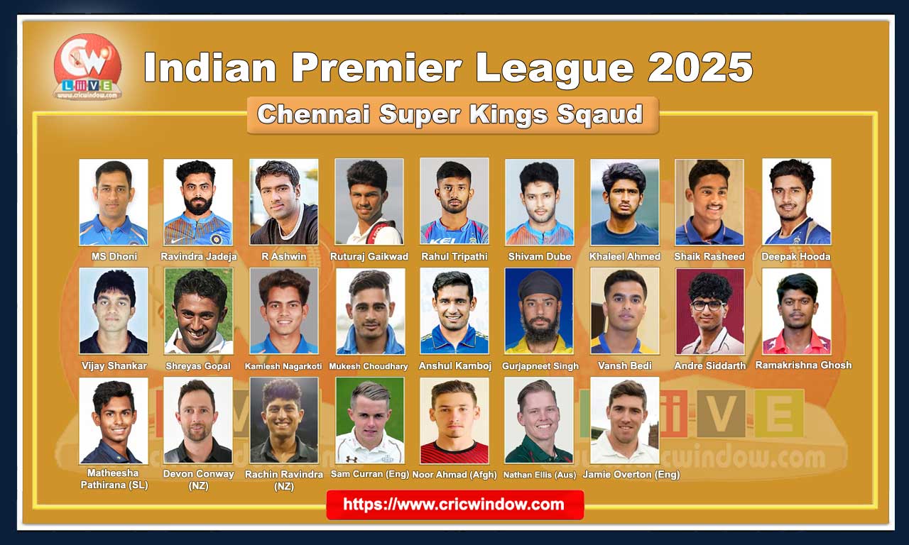 IPL CSK squad 2025