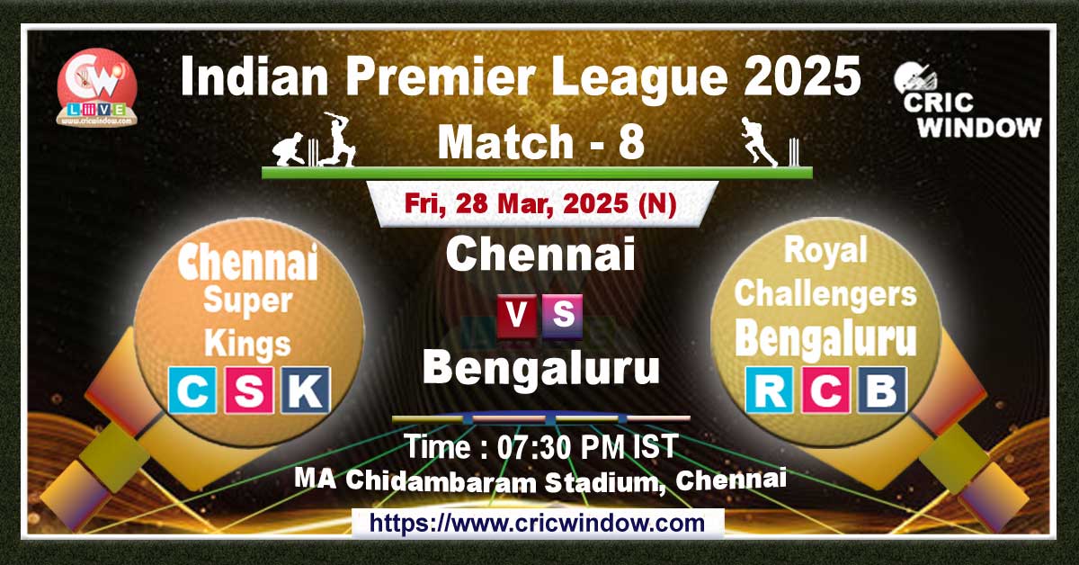 IPL CSK vs RCB match previews 2025