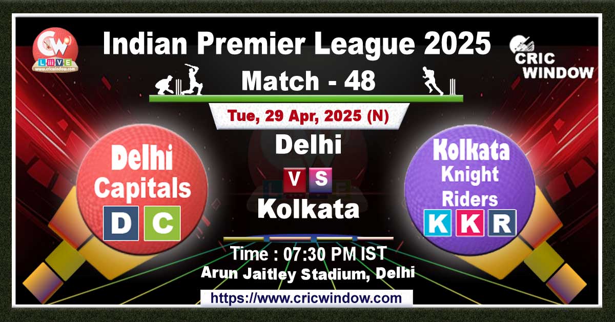 IPL DC vs KKR match previews 2025