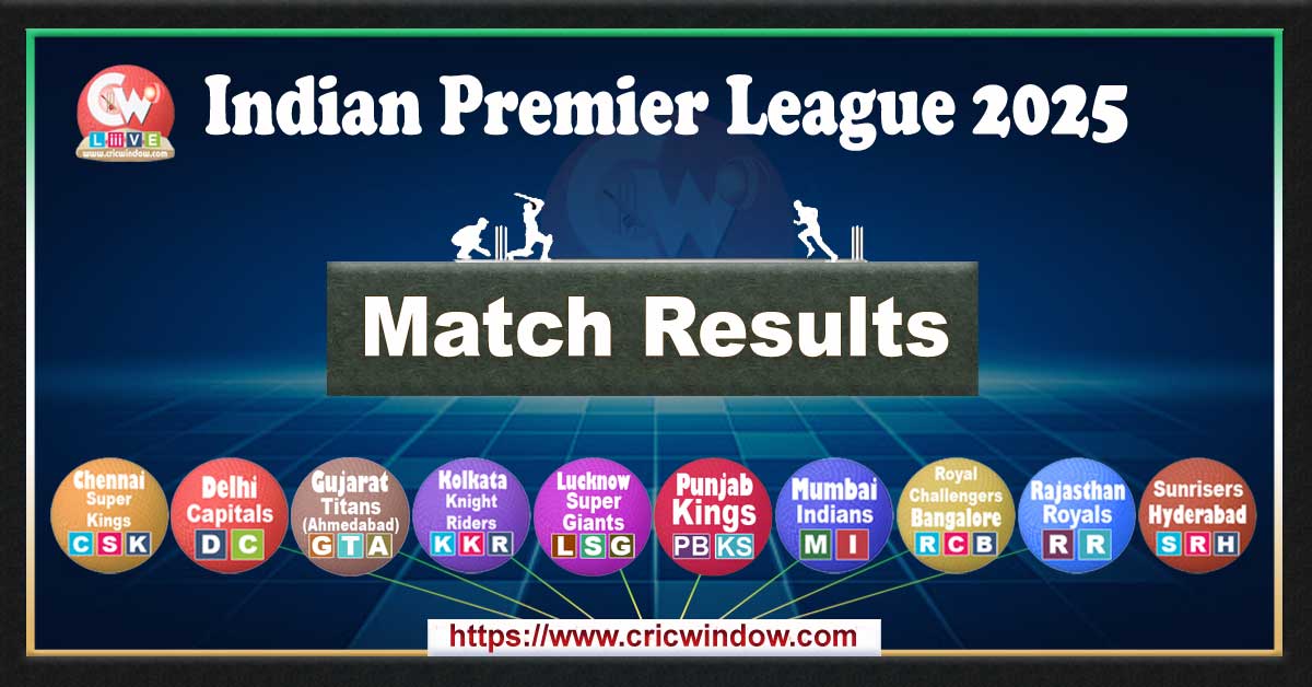 ipl 18 match results 2025