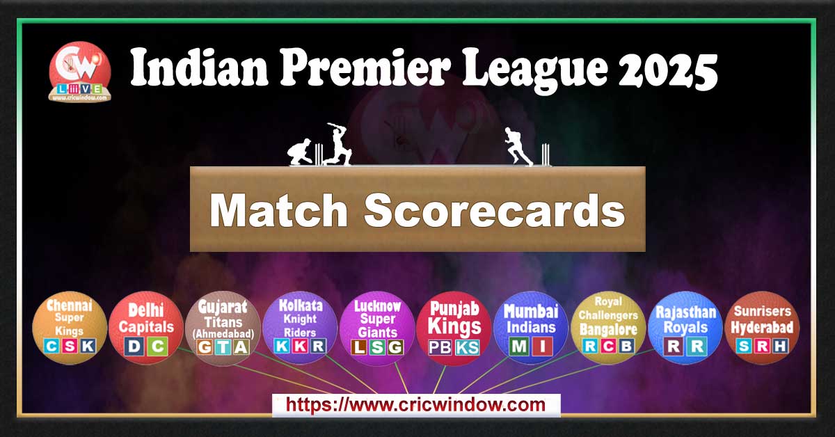 ipl 18 match scorecards 2025