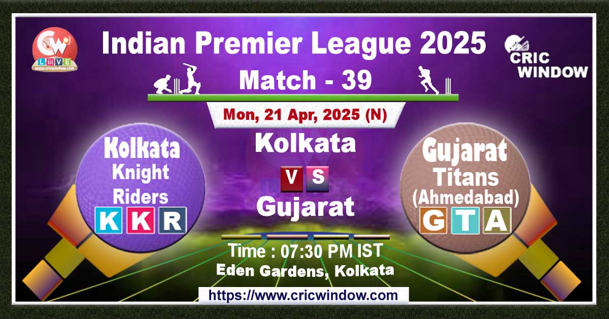 IPL KKR vs GT match previews 2025