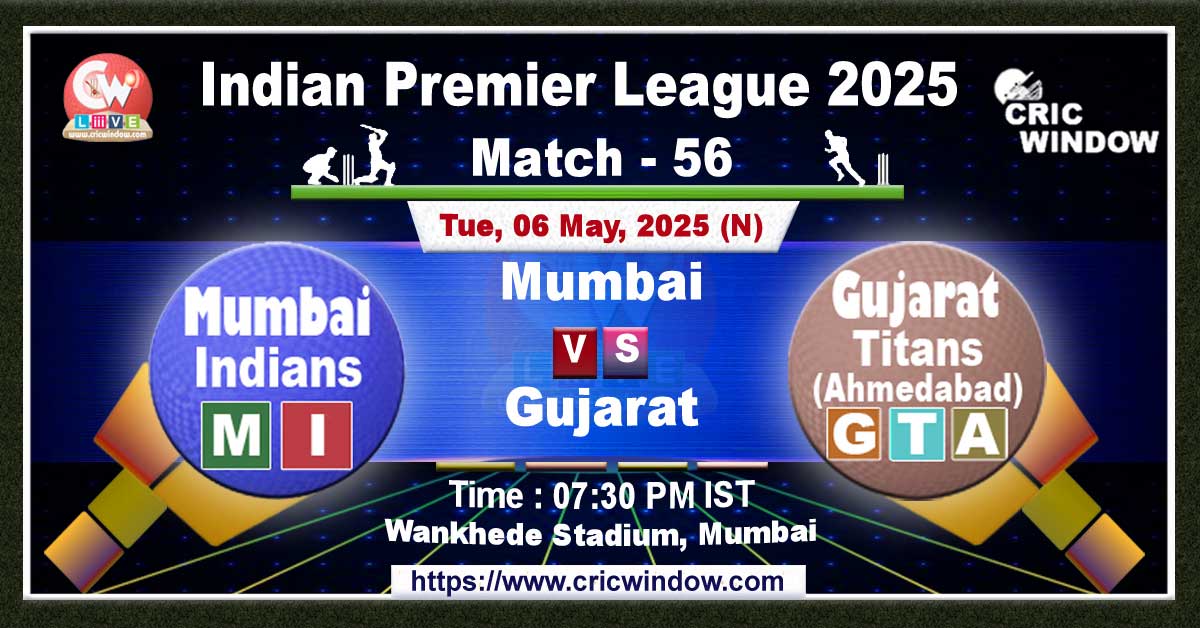 IPL MI vs GT match previews 2025