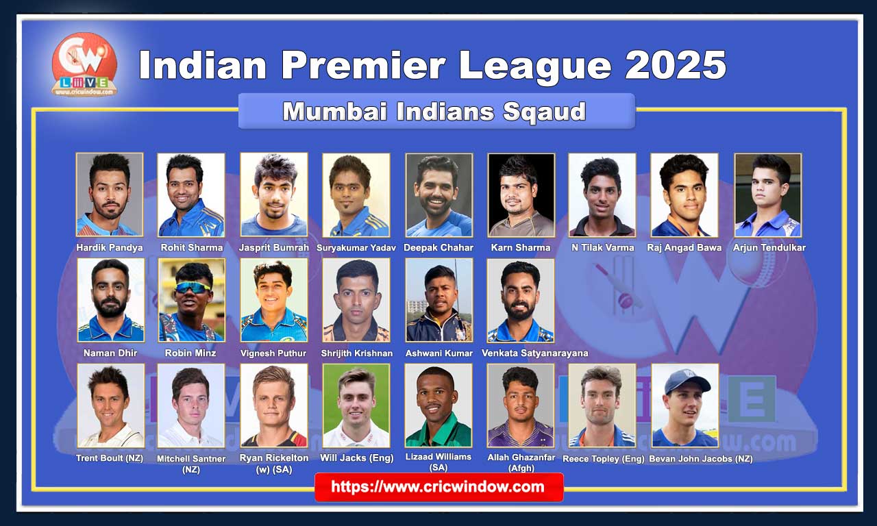 Mumbai Indians Squad 2025