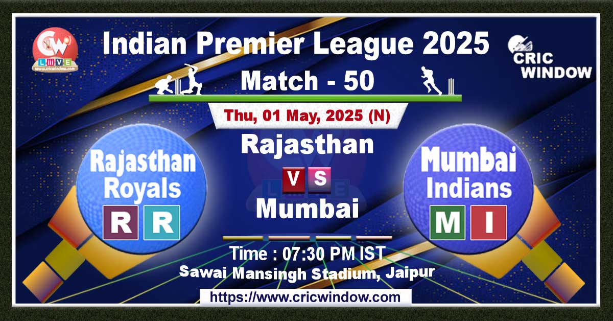 IPL RR vs MI match previews 2025