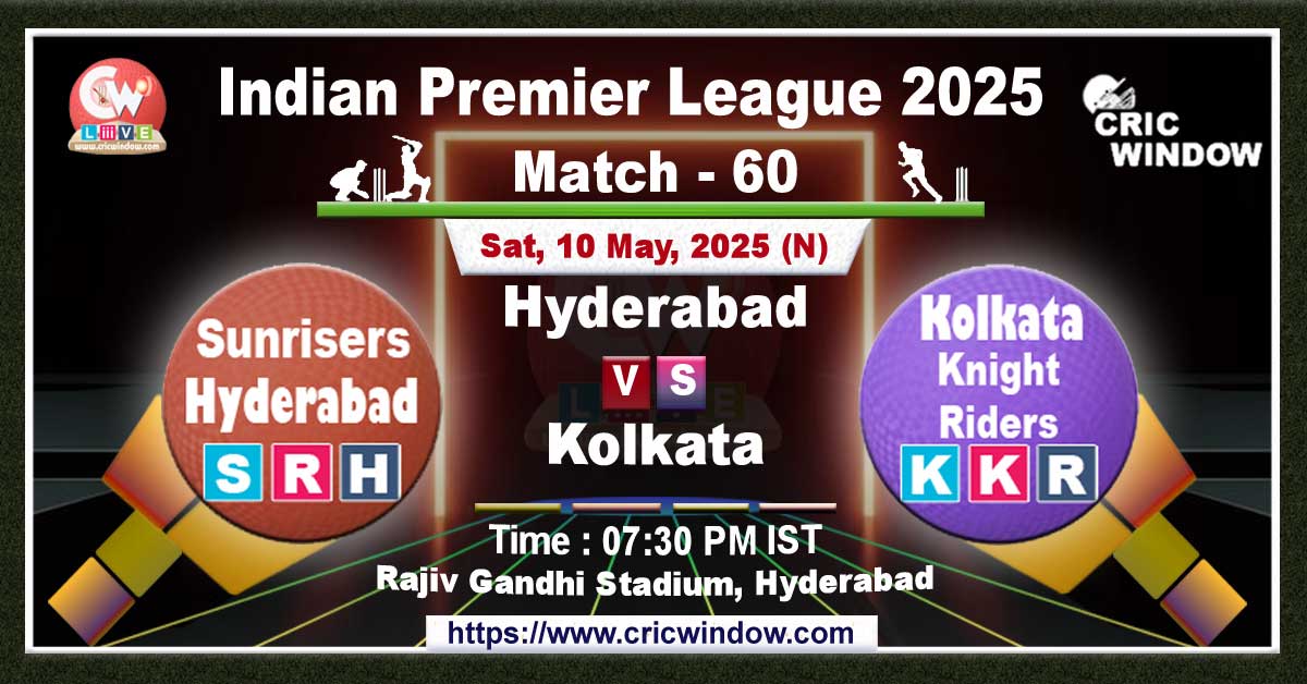 IPL SRH vs KKR match previews 2025