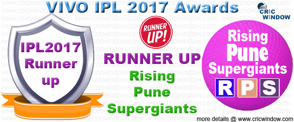 IPL 2017 Runner-up