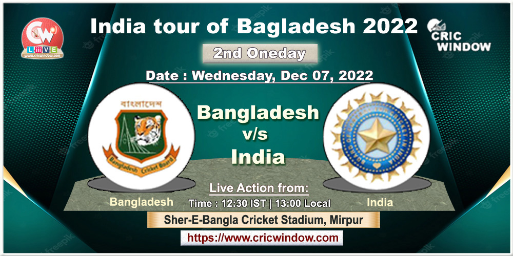 bangladesh-vs-india-2nd-odi-live-2022