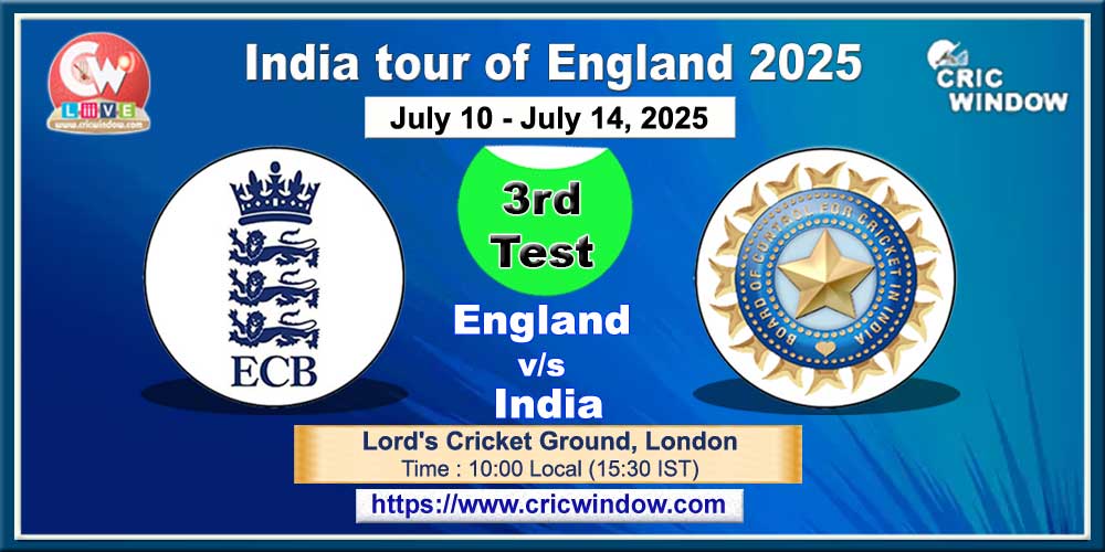 3rd Test Eng vs Ind live action