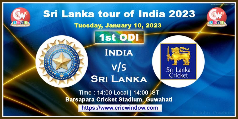 India vs Sri Lanka 1st odi live 2023