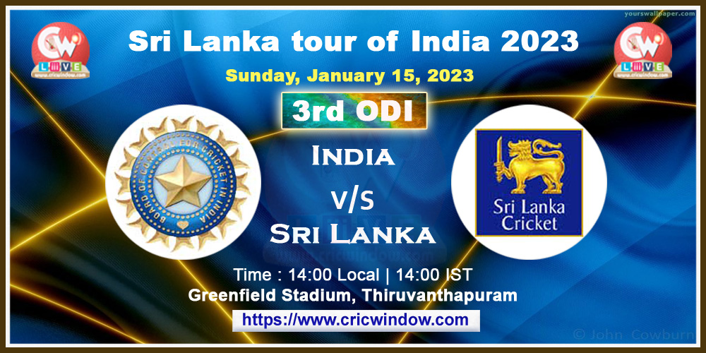 3rd odi : India vs Sri Lanka live action
