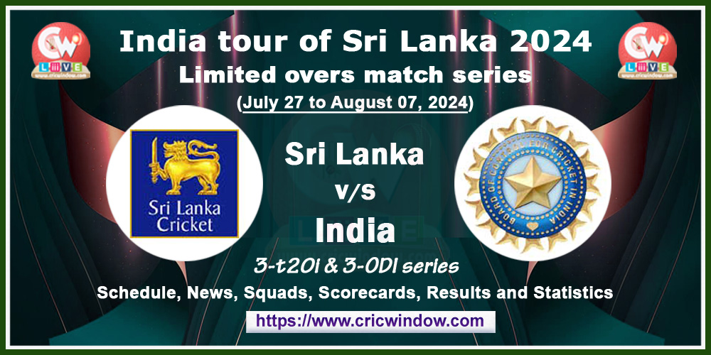 India tour of Sri Lanka 2024