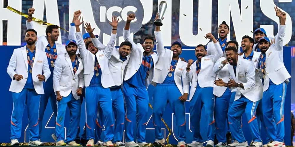 Team India winner of champions trophy 2025