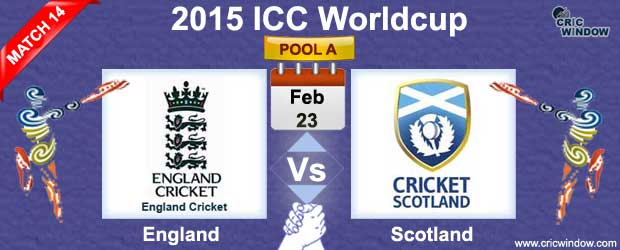 England vs Scotland Match-14