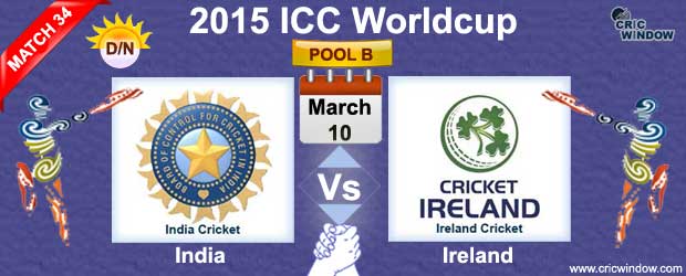 India vs Ireland Match-34